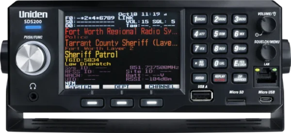 SDS200 High-Performance Digital Base Mobile Scanner
