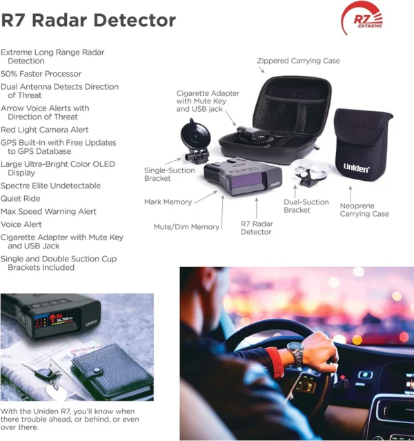 R7 Extreme Long-Range Laser/Radar Detector