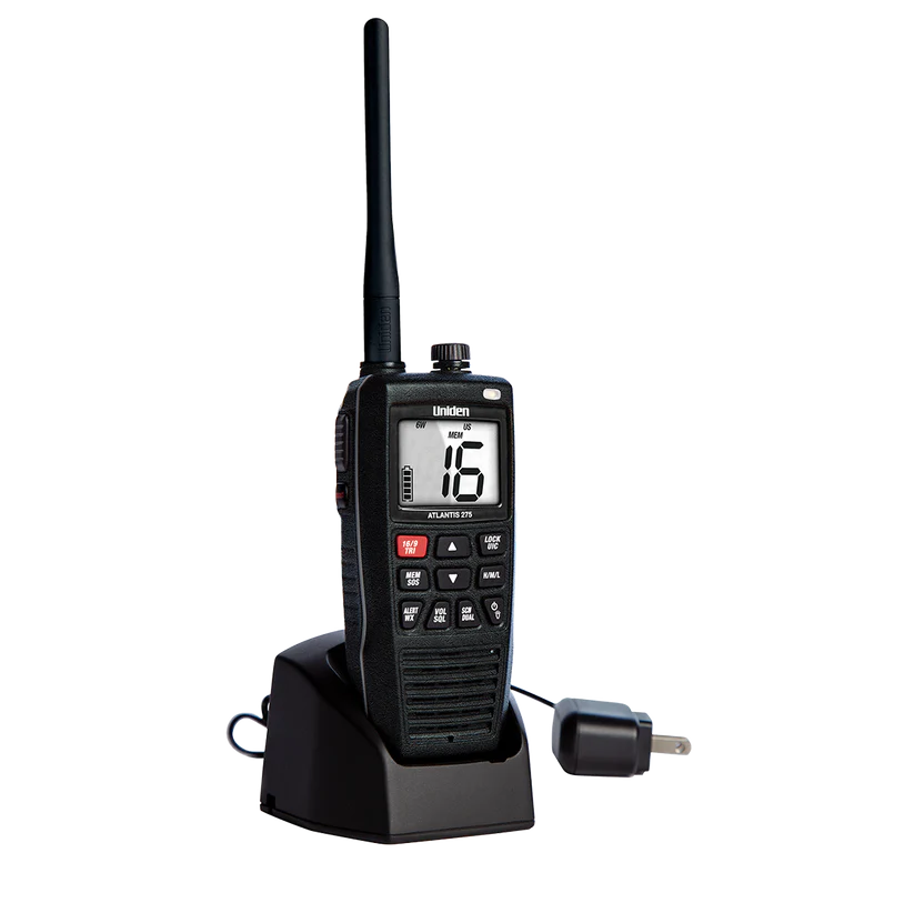 Rugged Handheld Marine Radio with GPS & Bluetooth